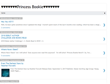Tablet Screenshot of princessbookie.com